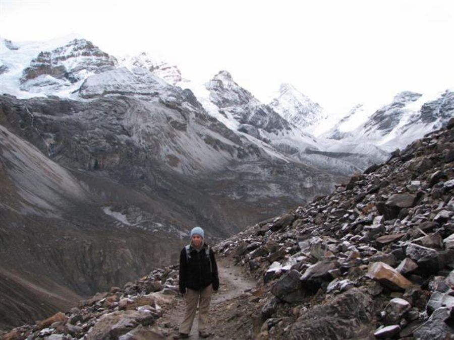 Climbing to the pass